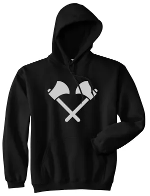 2 Ax Fireman Logo Mens Pullover Hoodie