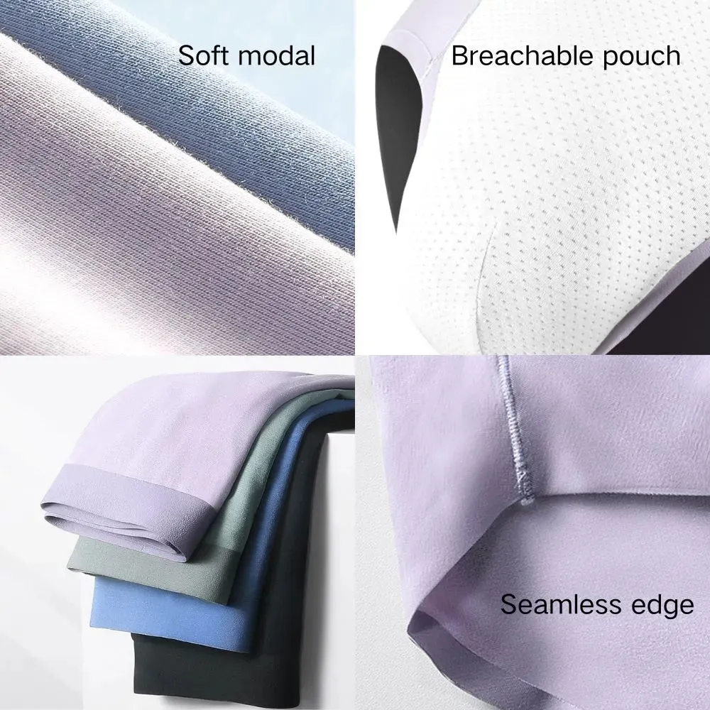 3-Pack Men's Modal Briefs- JEWYEE KM B331