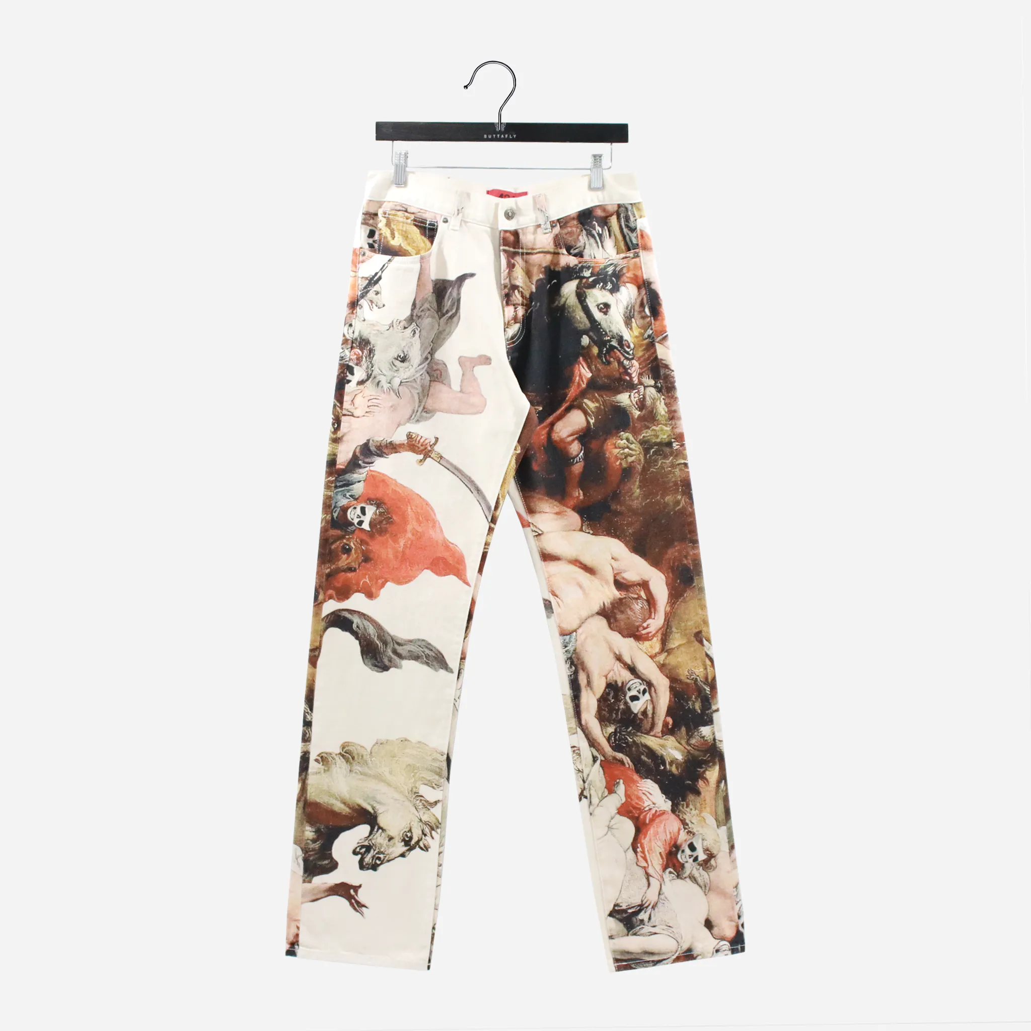 424 Biege Denim Pant