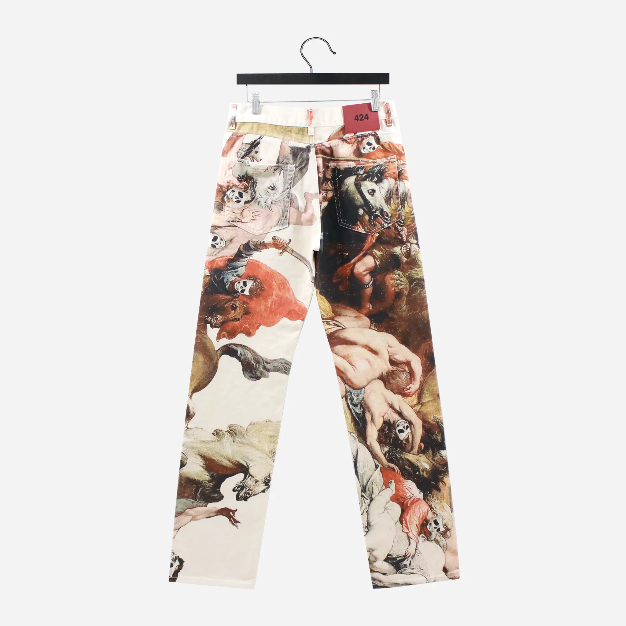 424 Biege Denim Pant