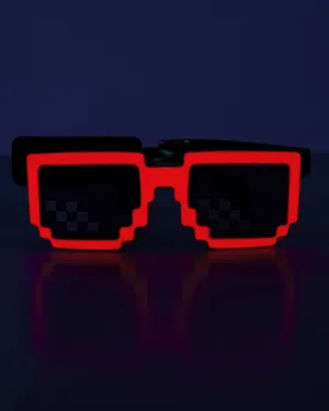 8-Bit LED Glasses