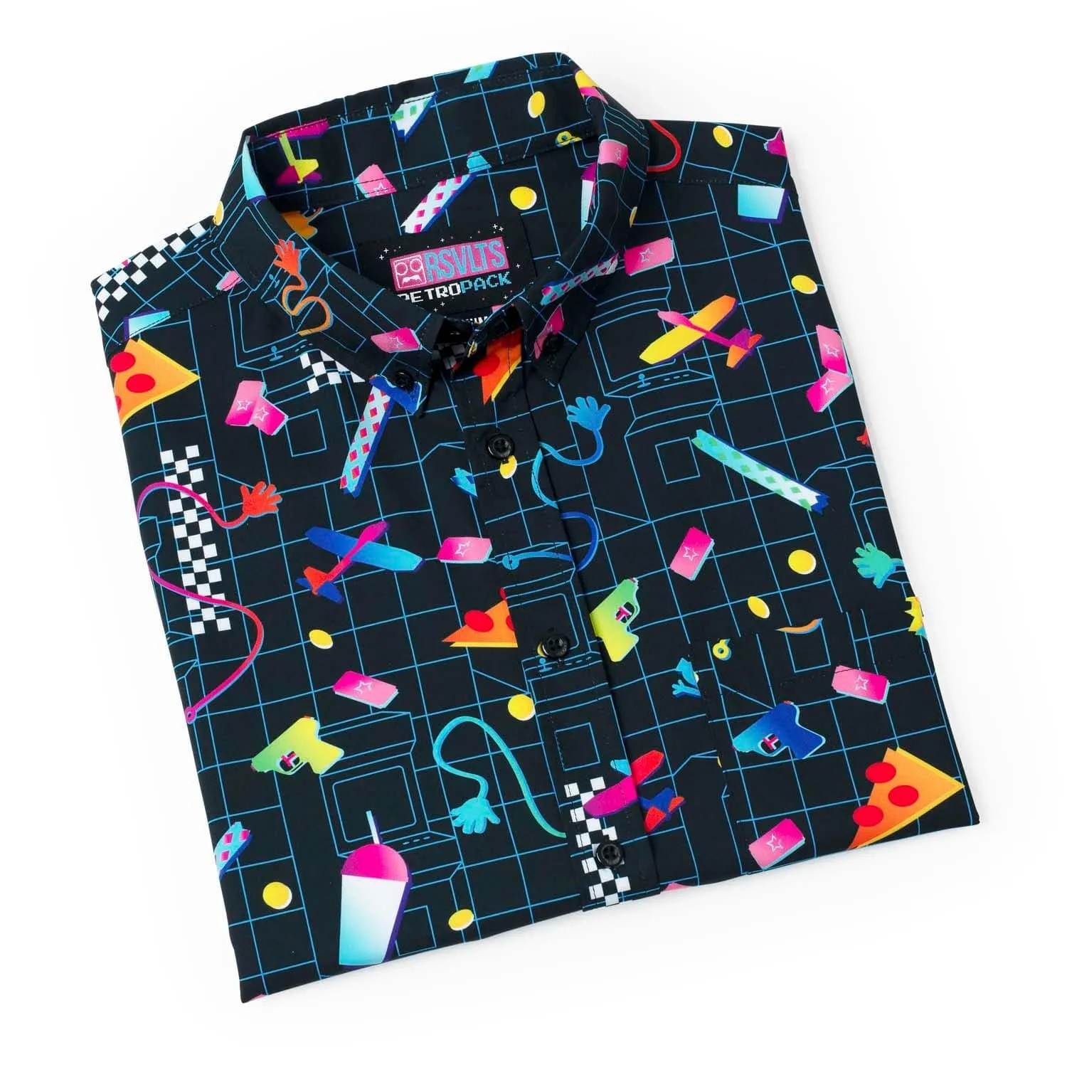 ‘80s Retro Pack “Mall Madness" – KUNUFLEX Short Sleeve Shirt