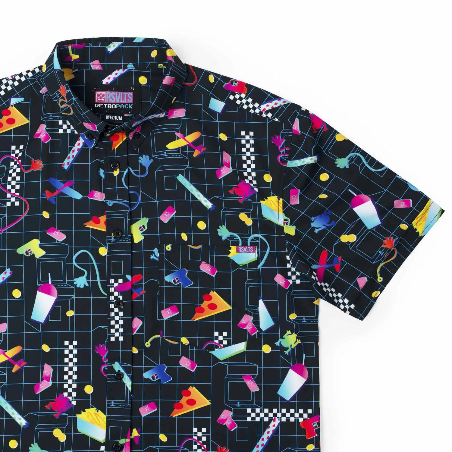 ‘80s Retro Pack “Mall Madness" – KUNUFLEX Short Sleeve Shirt