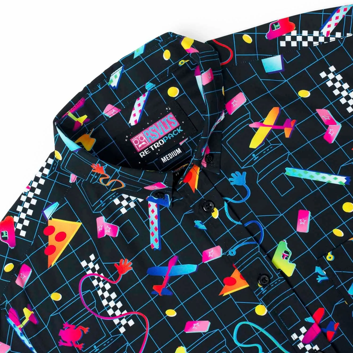‘80s Retro Pack “Mall Madness" – KUNUFLEX Short Sleeve Shirt