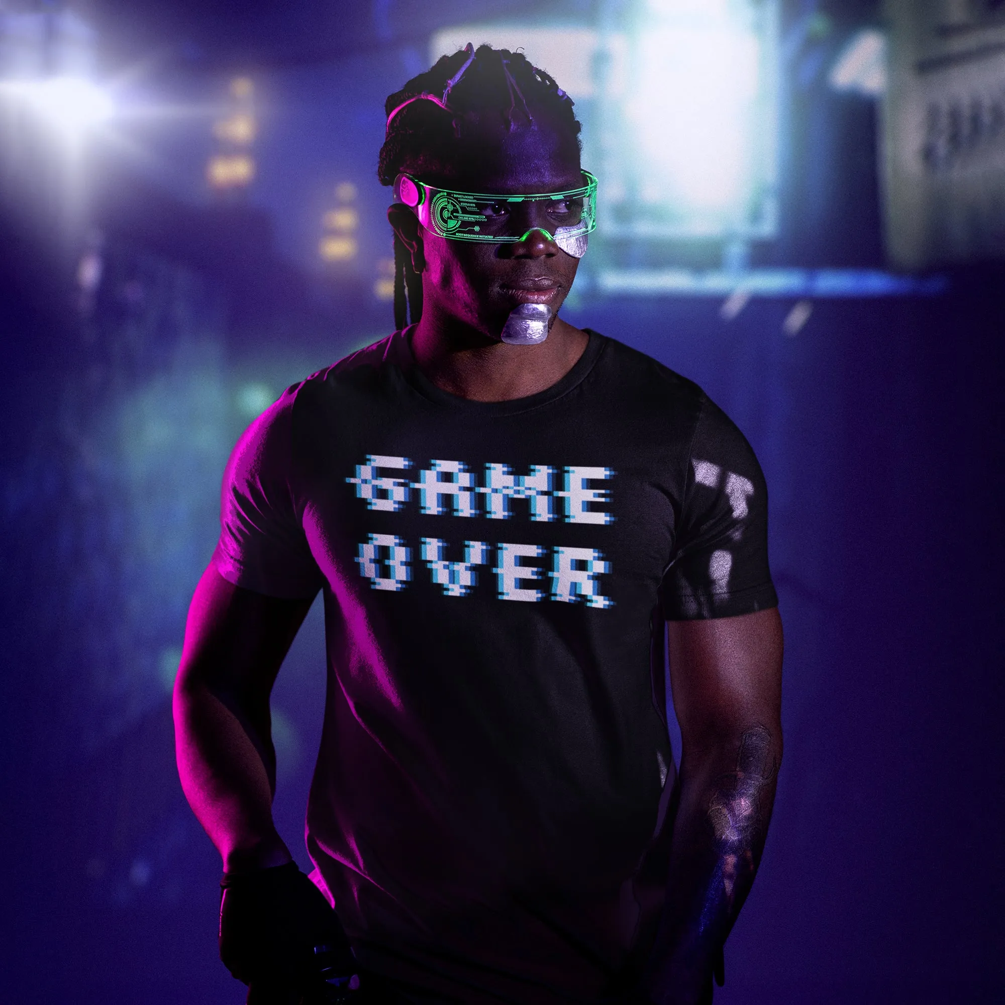 8Bit Retro Game Over Tee
