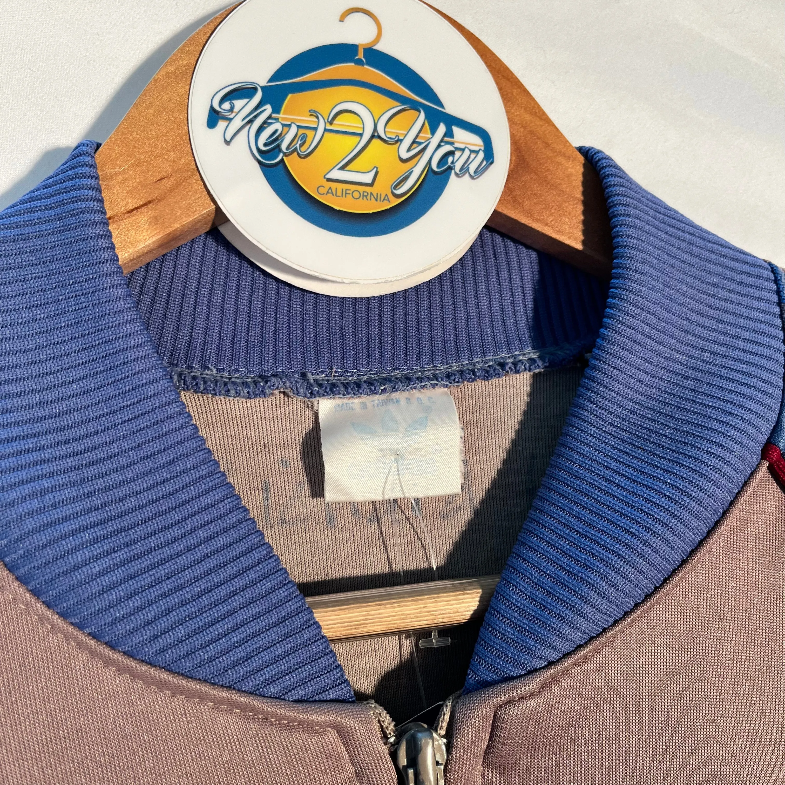 Adidas Grey X Blue Track Jacket