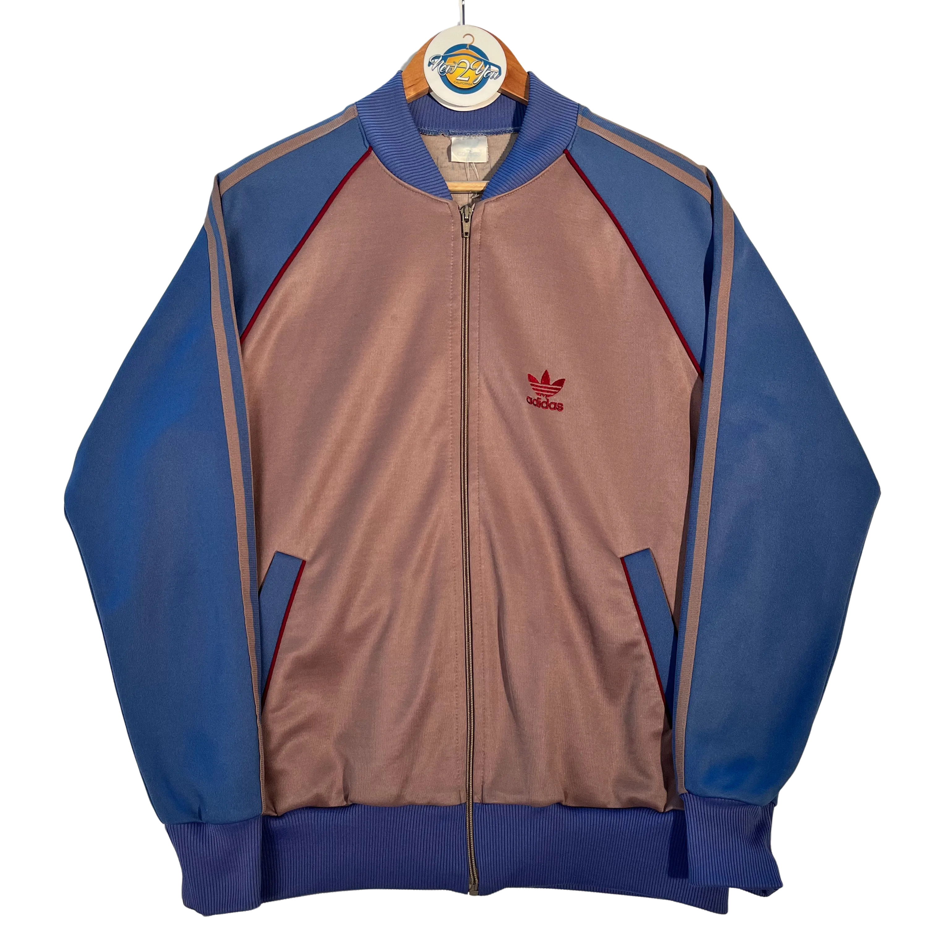 Adidas Grey X Blue Track Jacket