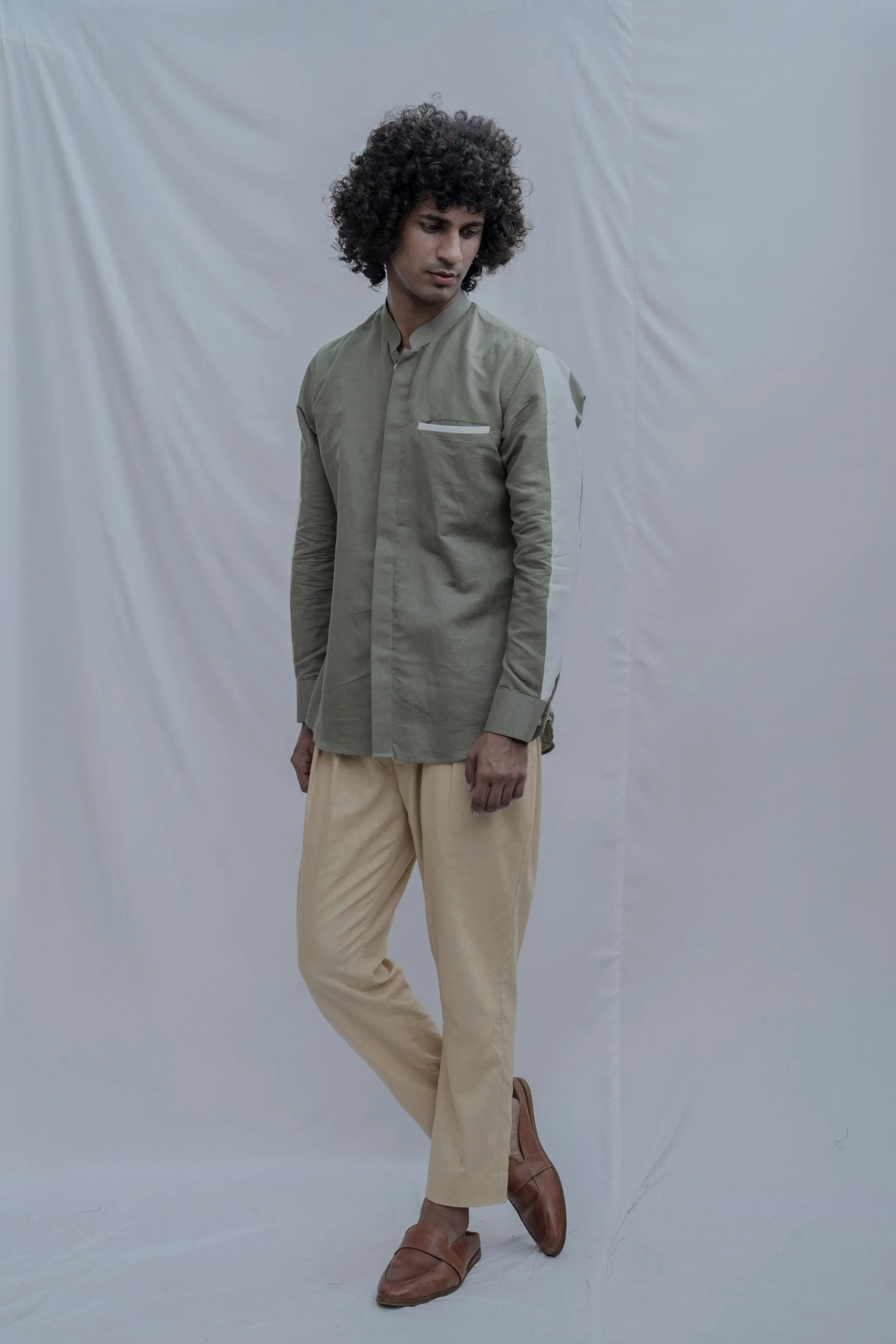 Athens - Olive Shirt