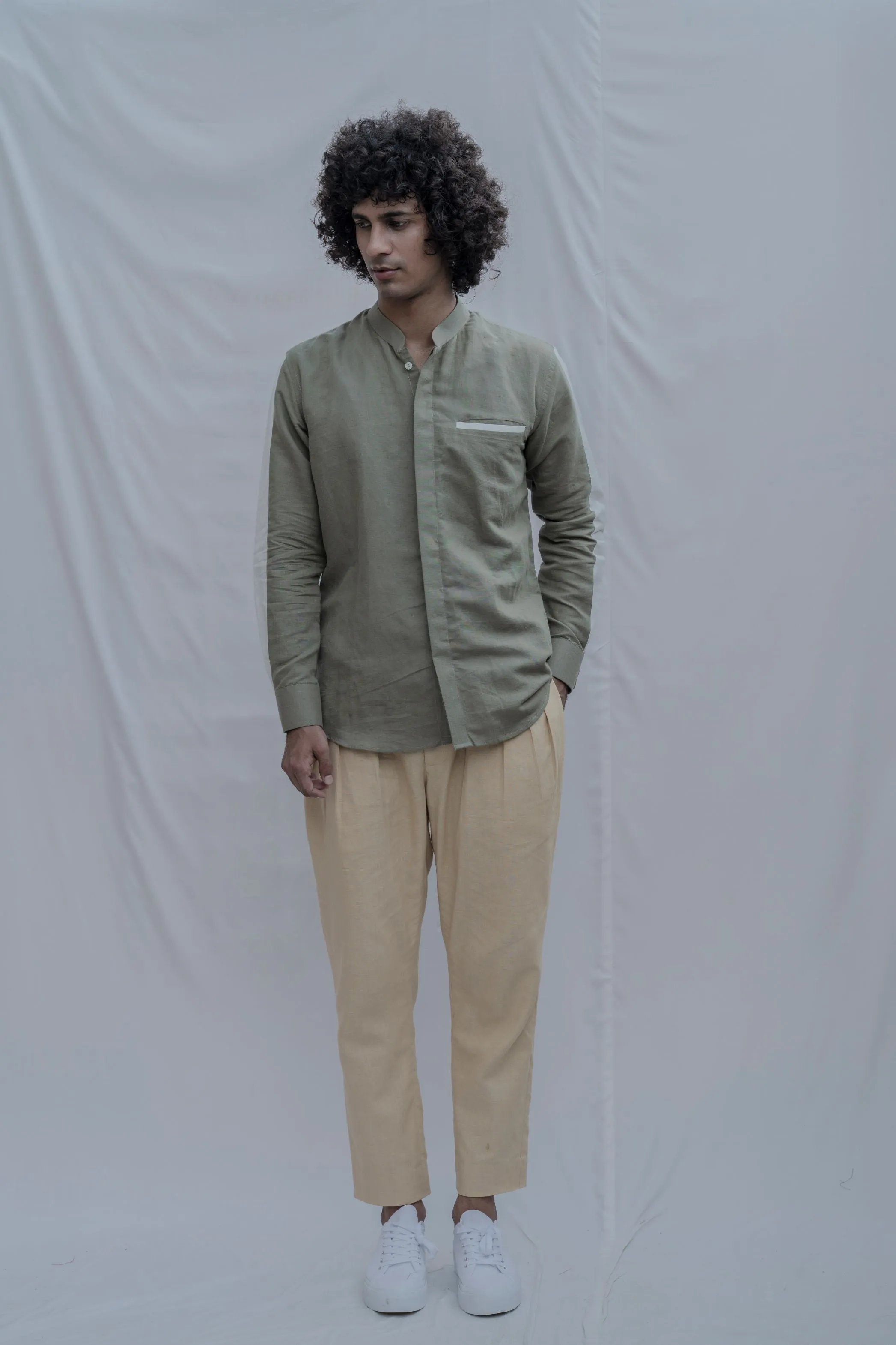 Athens - Olive Shirt