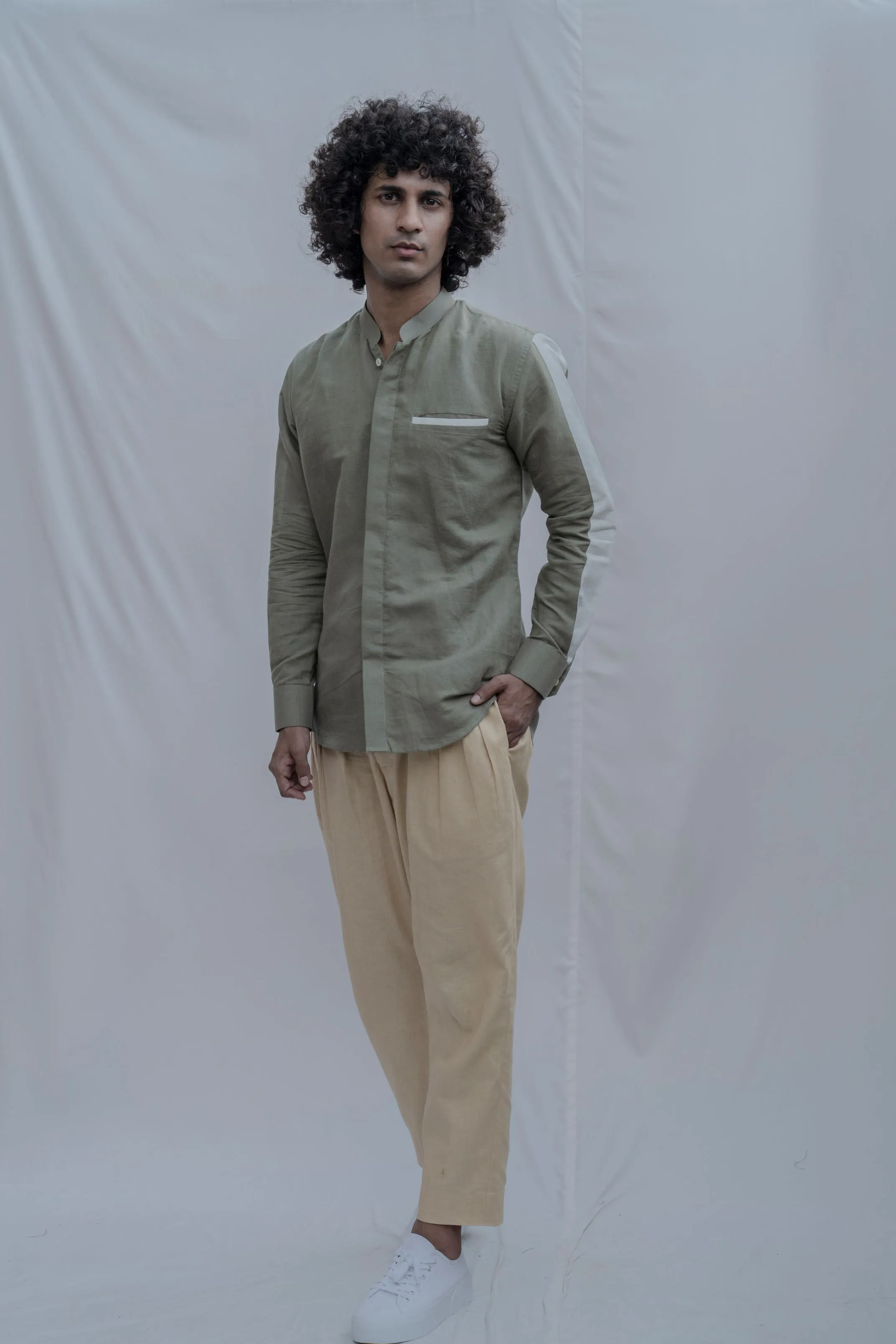 Athens - Olive Shirt