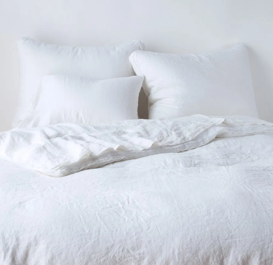 Austin Duvet Cover - White - King