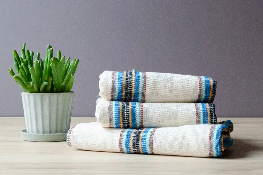 Azure Linen Hand Towel