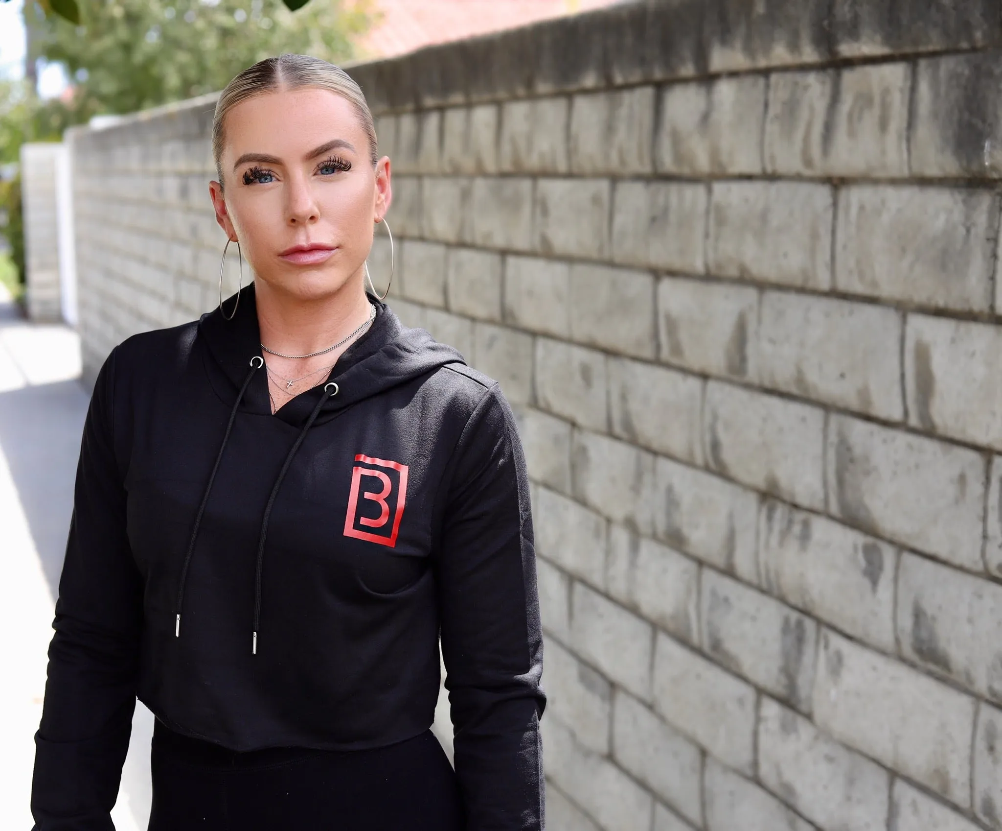 BAMN Crop Top Hoodies