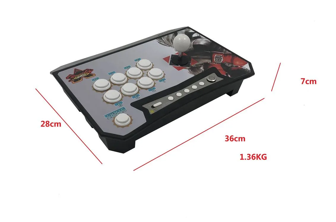 Battle Royale DXS 2 Player Split Pandora Box Retro Games Deck - 5000 in 1 - Street Fighter