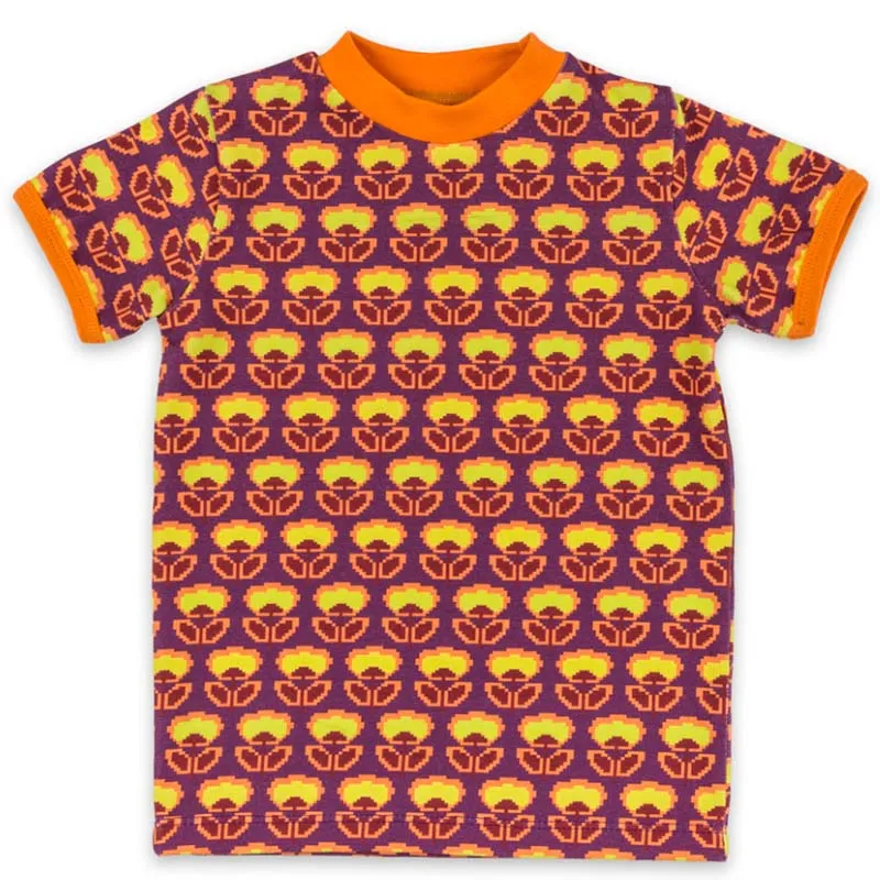 Beb & Ooo Organic T-shirt - Flower Blocks