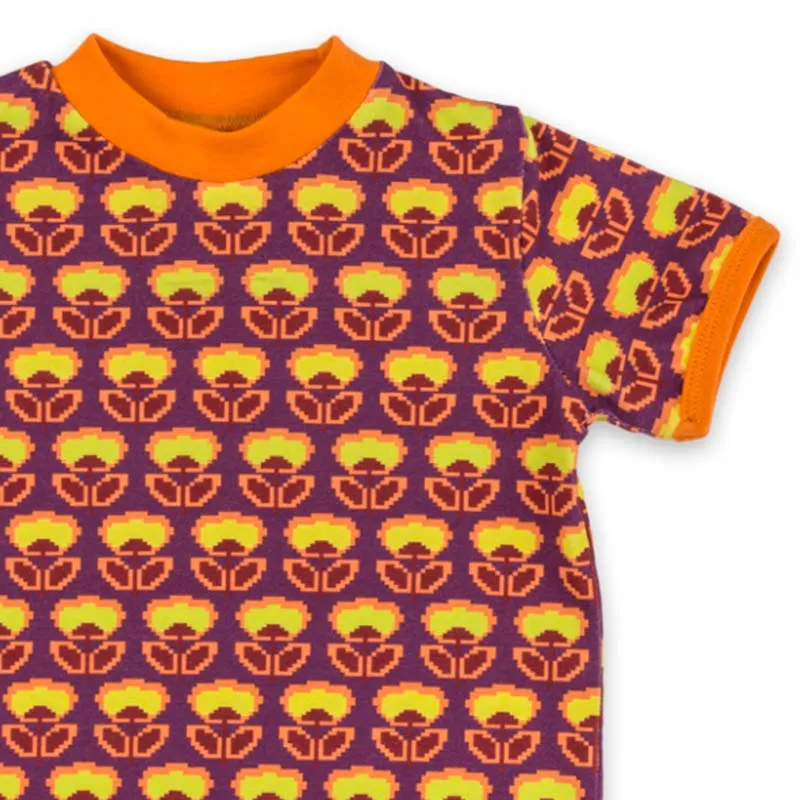 Beb & Ooo Organic T-shirt - Flower Blocks