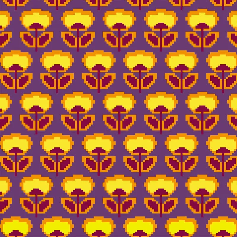 Beb & Ooo Organic T-shirt - Flower Blocks