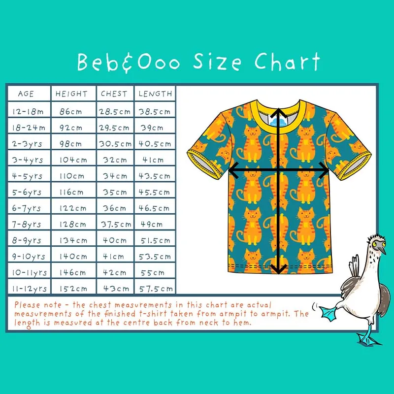 Beb & Ooo Organic T-shirt - Flower Blocks