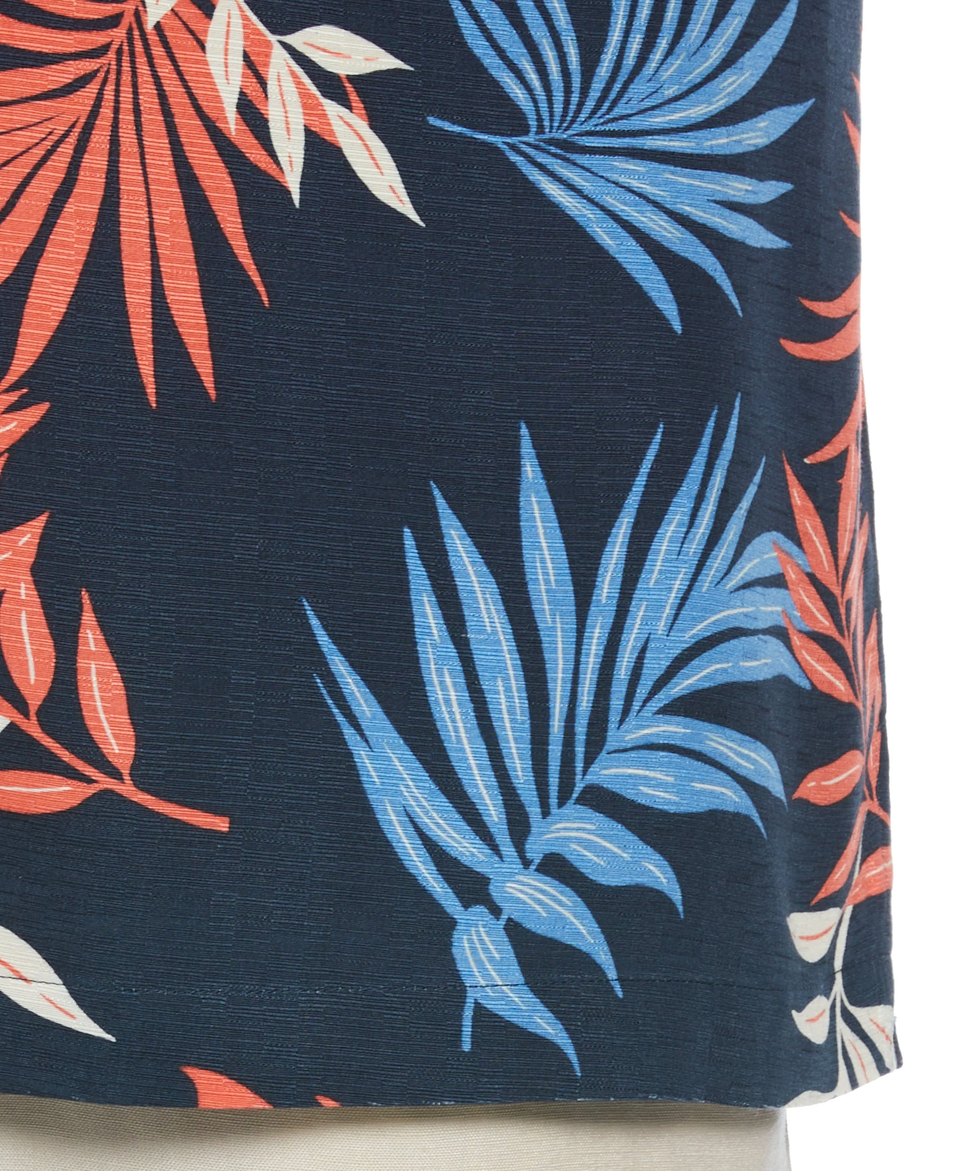 Big & Tall Multicolor Leaf Print Shirt