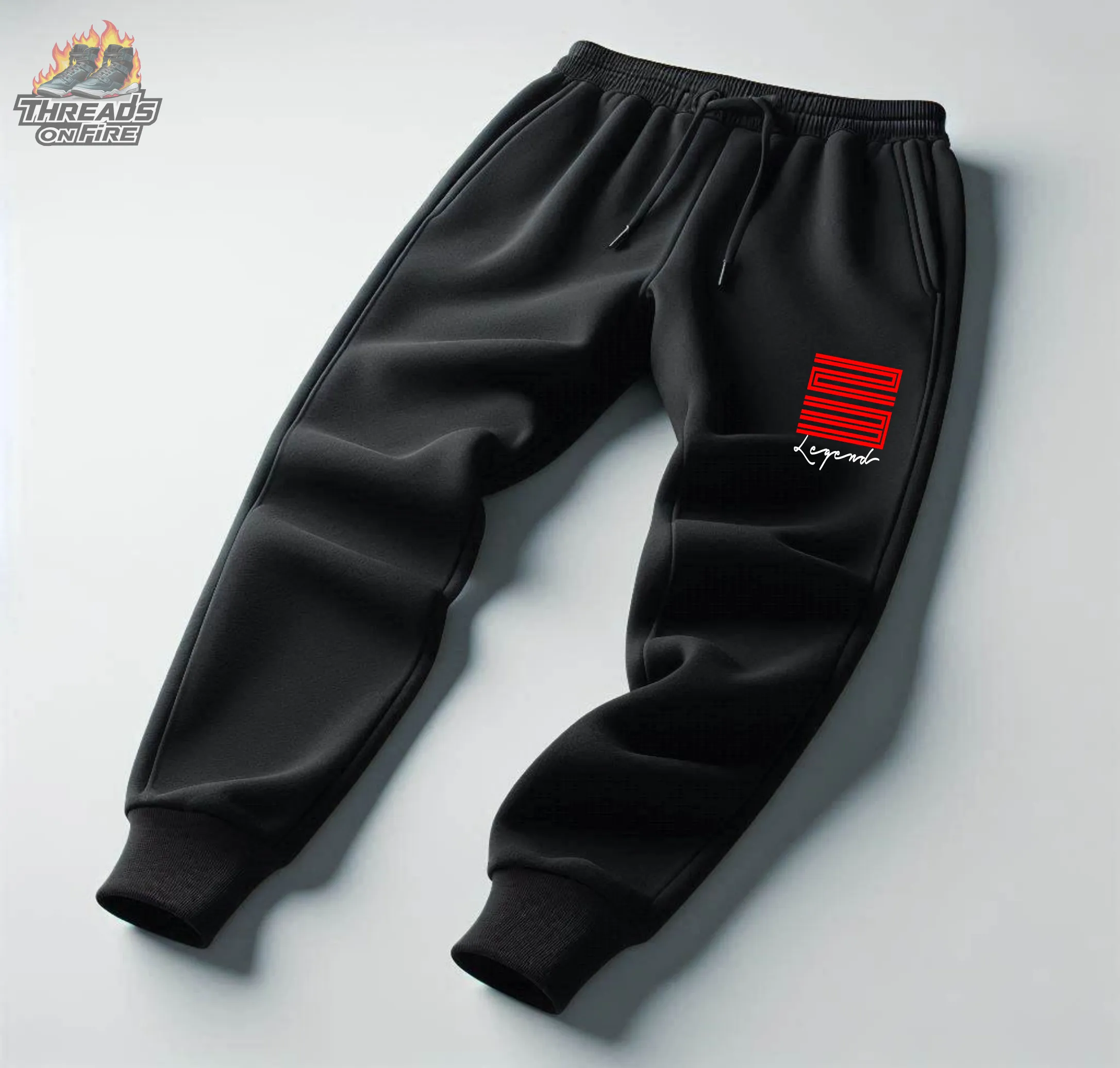 Black Sweatsuit To Match Air Jordan 11 Retro Bred 2025 Men's Hoodie Joggers Tracksuit