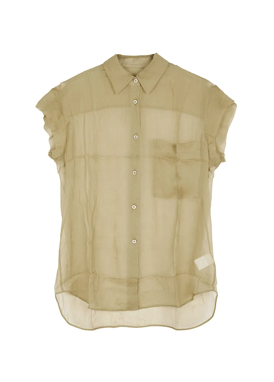 Blouse/JNBY Patch Pocket Short-sleeved Blouse