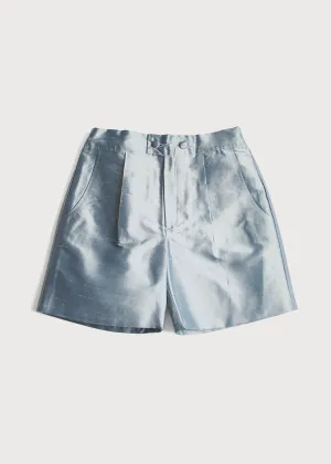 Boys Celebration Shorts Blue silk (4-10yrs)