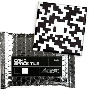 Camo Space Tile (Black & White)