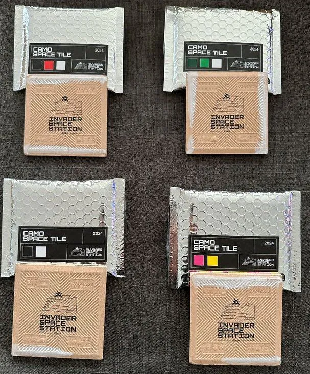 Camo Space Tiles Complete Set (All 4 Variants)