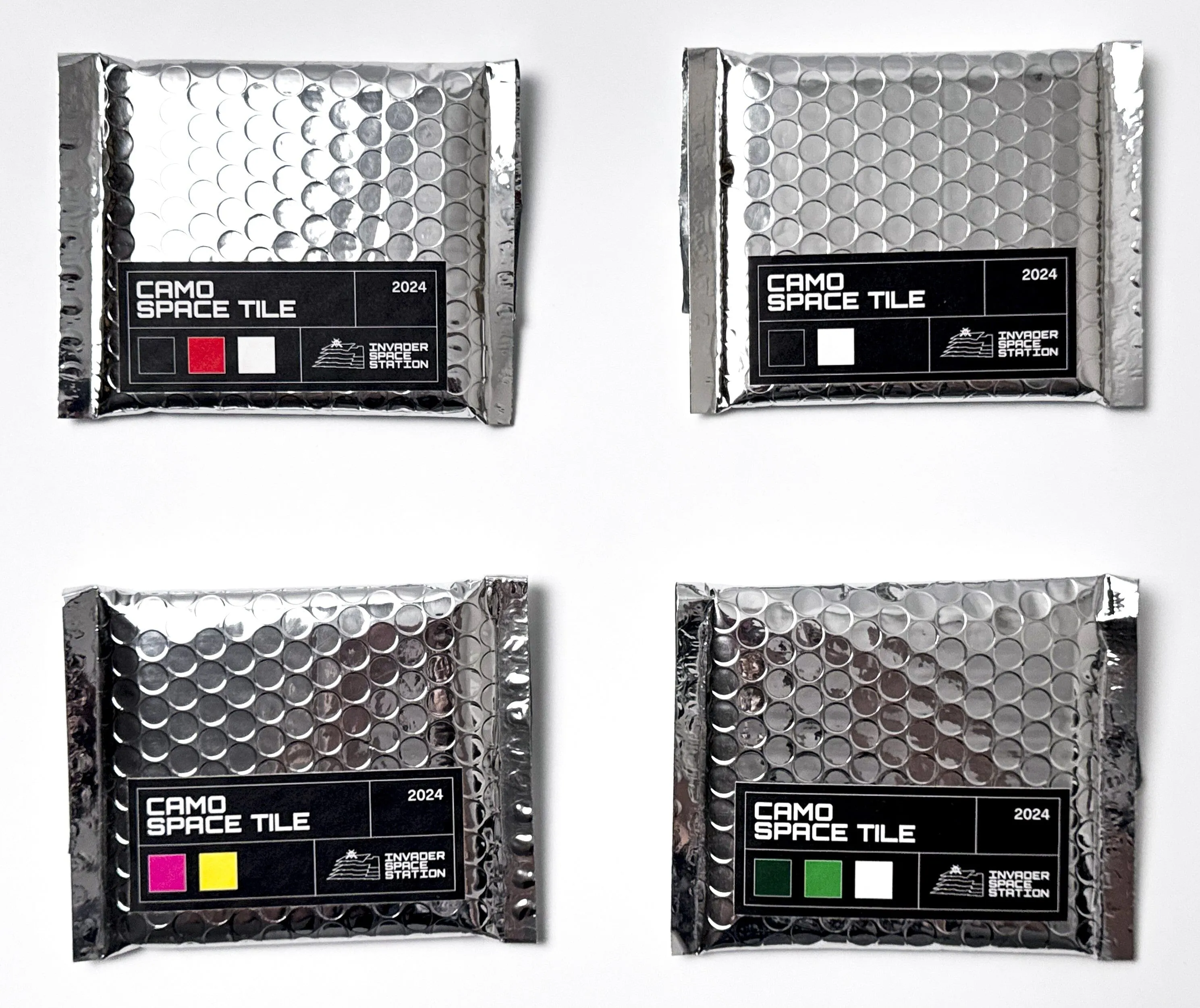 Camo Space Tiles Complete Set (All 4 Variants)
