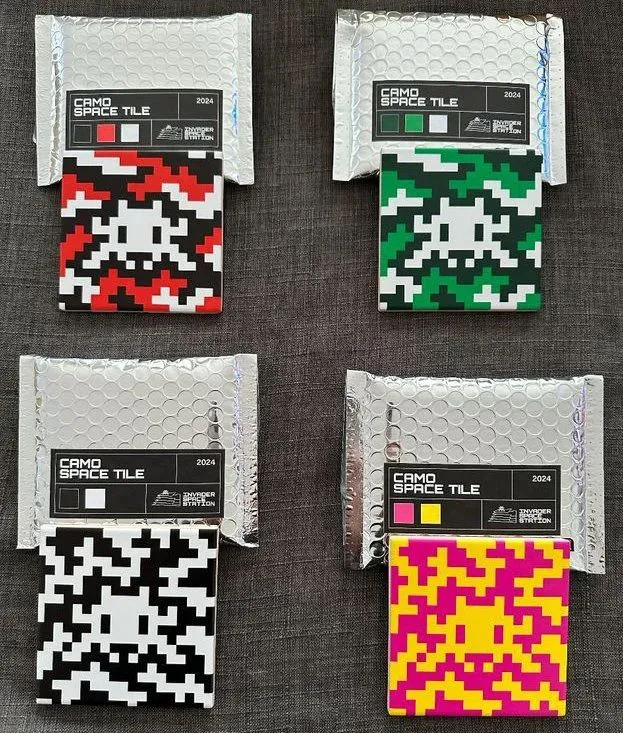 Camo Space Tiles Complete Set (All 4 Variants)