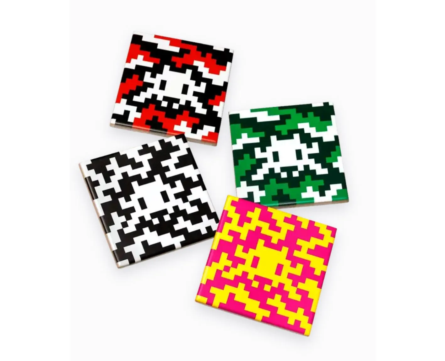 Camo Space Tiles Complete Set (All 4 Variants)