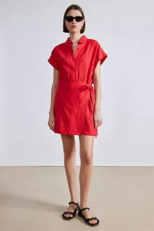 Catania Wrap Mini Dress