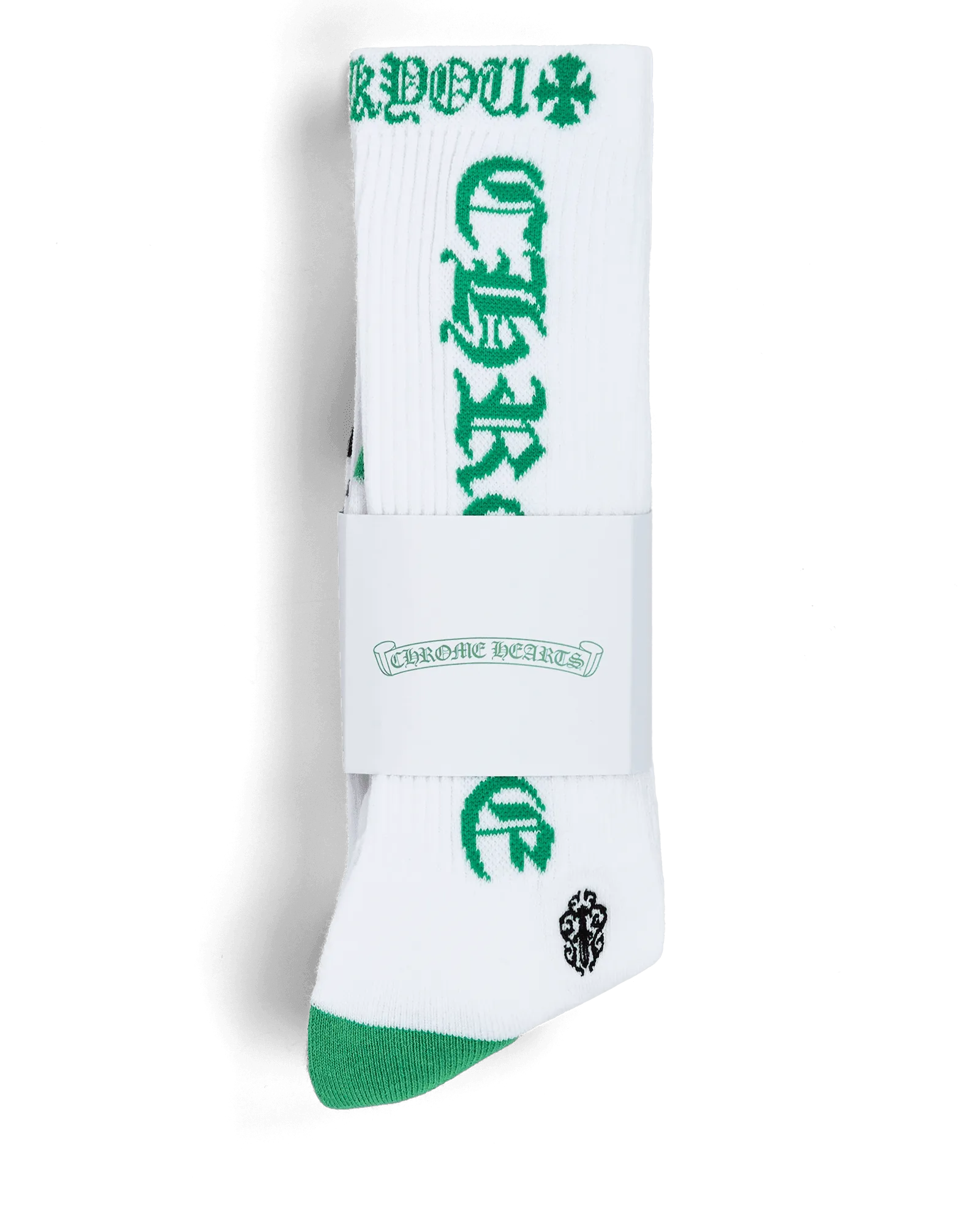 Chrome Hearts 3 Pack CH Logo Socks White