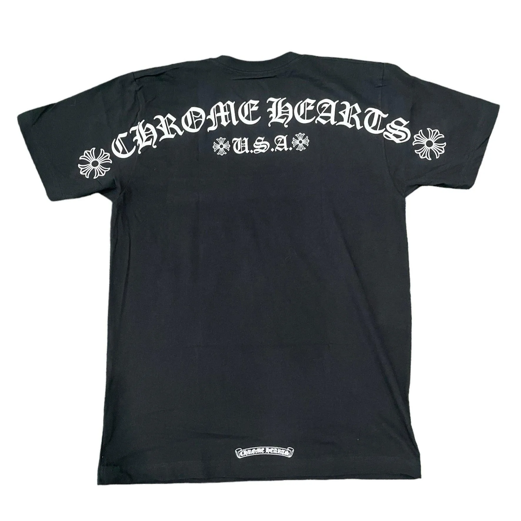 Chrome Hearts USA Shoulder Logo T-shirt Black