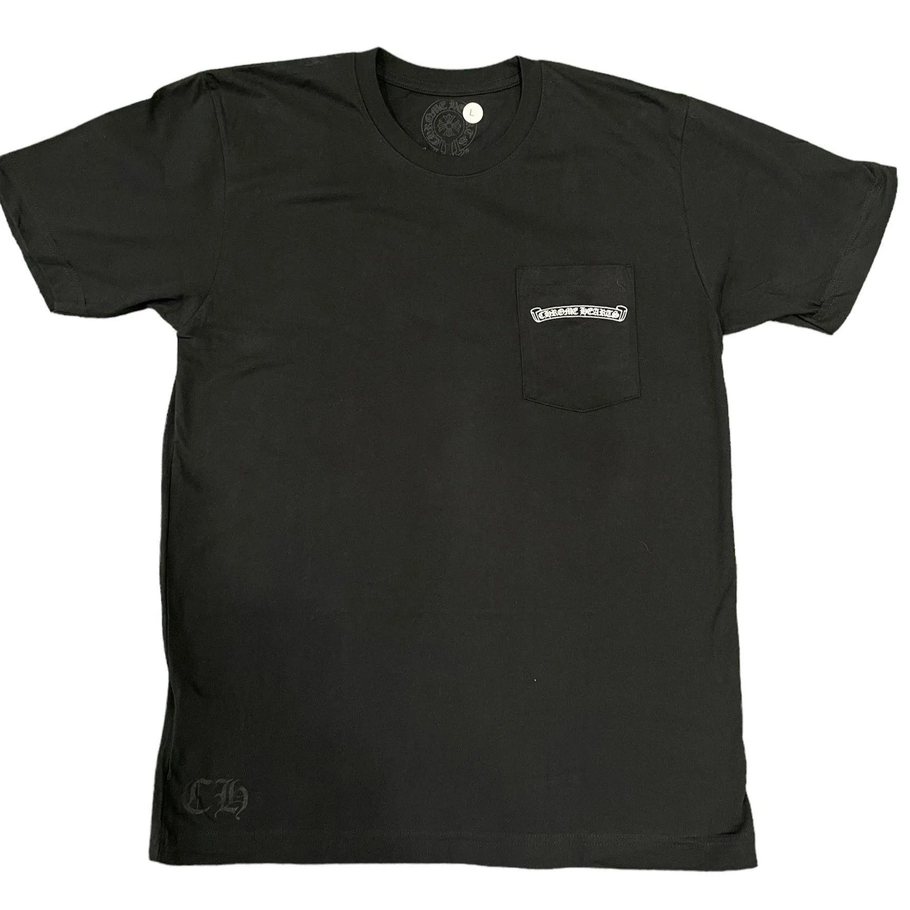 Chrome Hearts USA Shoulder Logo T-shirt Black