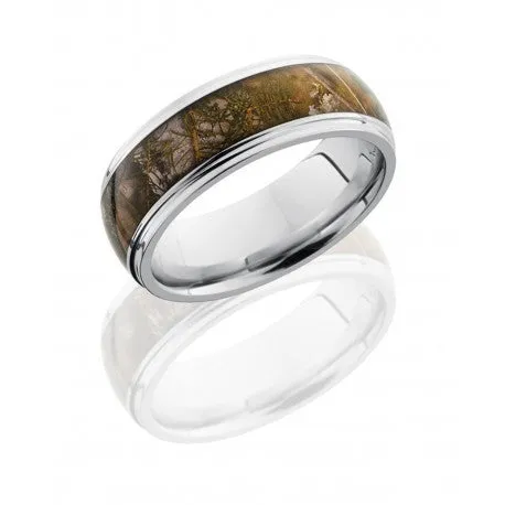 Cobalt Chrome Band with King's Mountain Shadow Camo Inlay