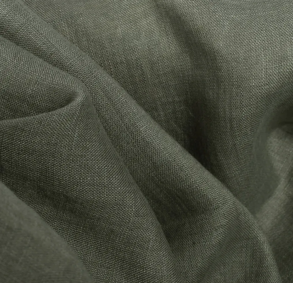 Cézanne Chemise in Olive Linen (Pre-Order, Ships April 15)