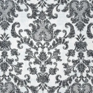 Damask Floral Flat Relaxed Roman Shad