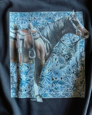 Denim Horse Sweatshirt