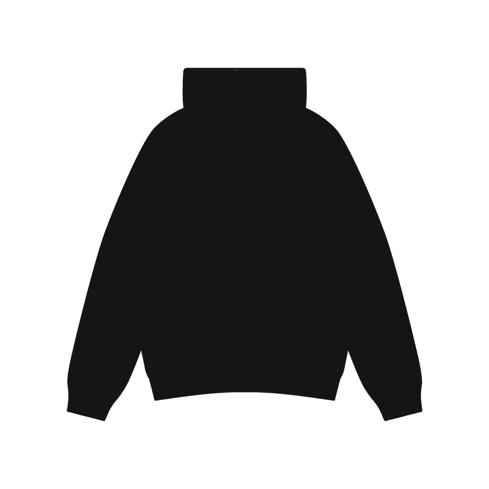 Denim Tears Embroidered Logo Hoodie Black
