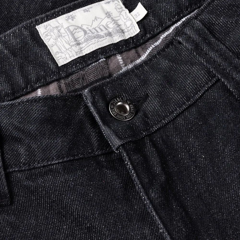 Dime MTL Secret Baggy Denim Pants Black Washed