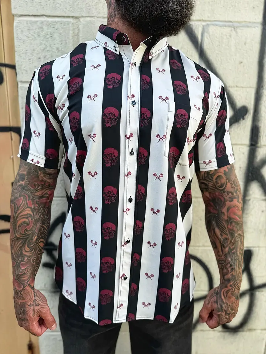ESSENTIAL DEAD ROSE BUTTON UP