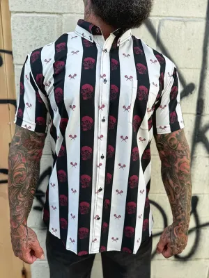 ESSENTIAL DEAD ROSE BUTTON UP