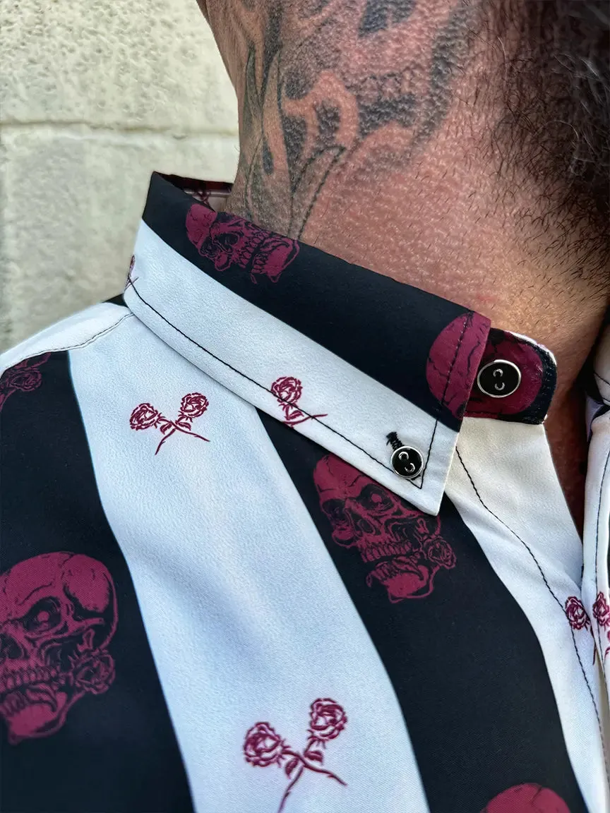 ESSENTIAL DEAD ROSE BUTTON UP