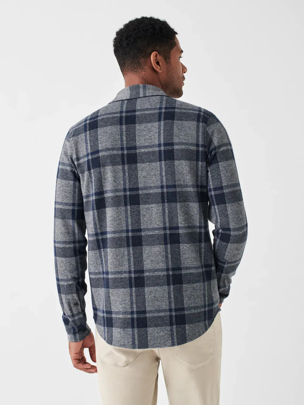 Faherty - Legend Sweater Shirt - Grey Seas Plaid