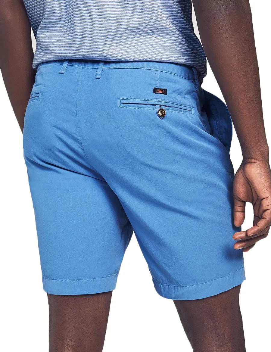 Faherty Men's Faded Cobalt Cloud Cotton Harbor Shorts Size 38 $128 NWT