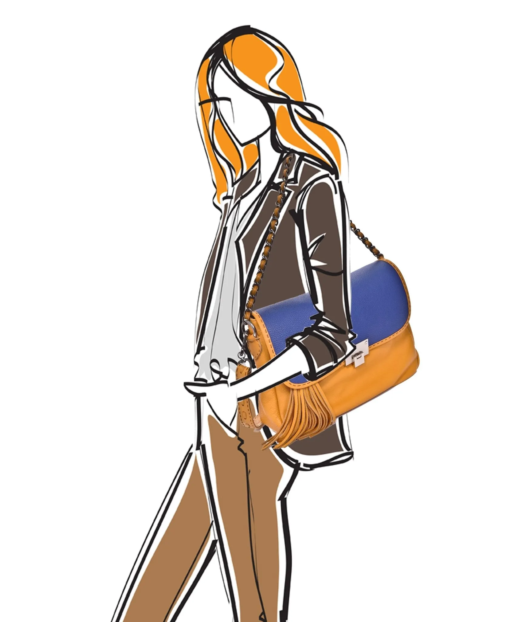 FAY Camel Cobalt