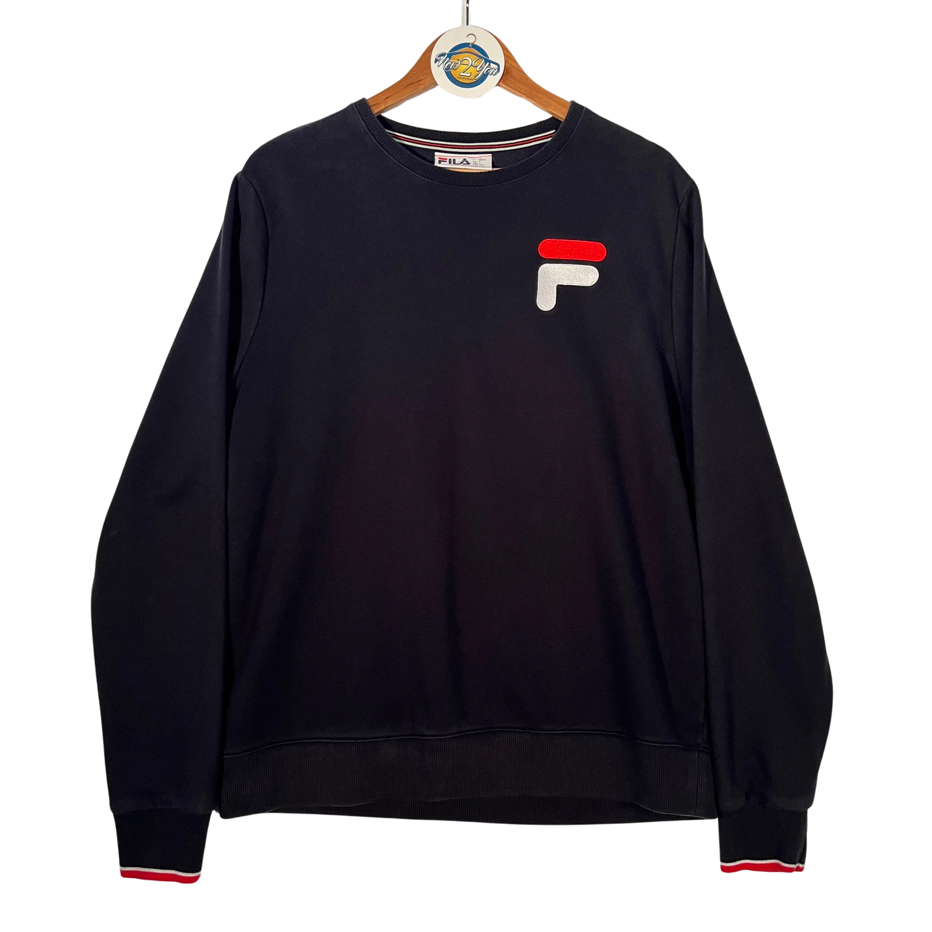 Fila Black Stripe Trim Pullover
