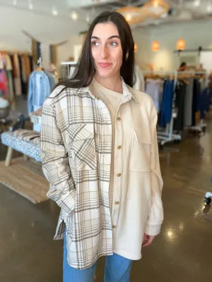 Flannel Corduroy Shacket