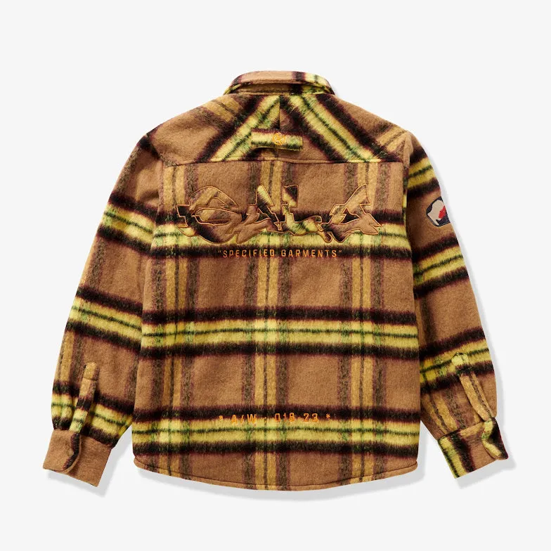 FURY FLEECE FLANNEL JACKET (RUST)